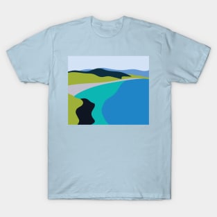 Blue Green Beach T-Shirt